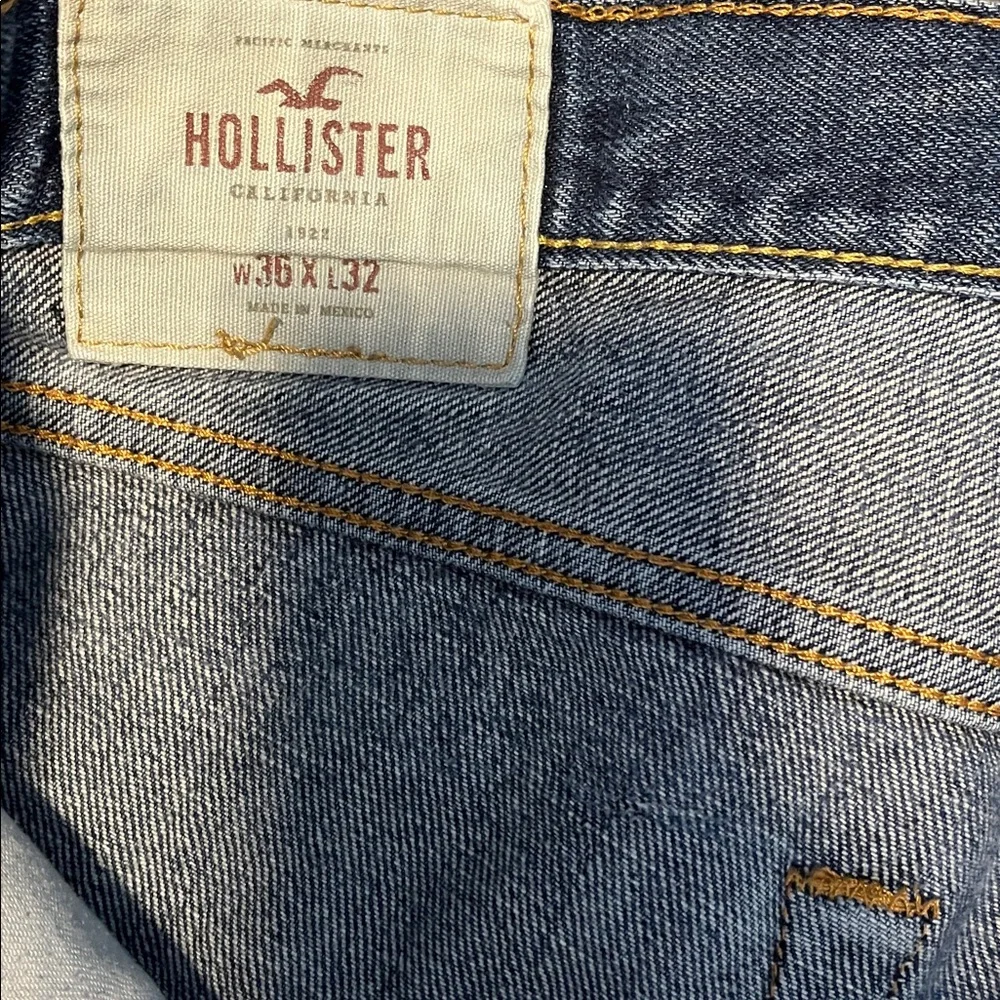 Hollister Blue Denim Jeans - Picture 2 of 5